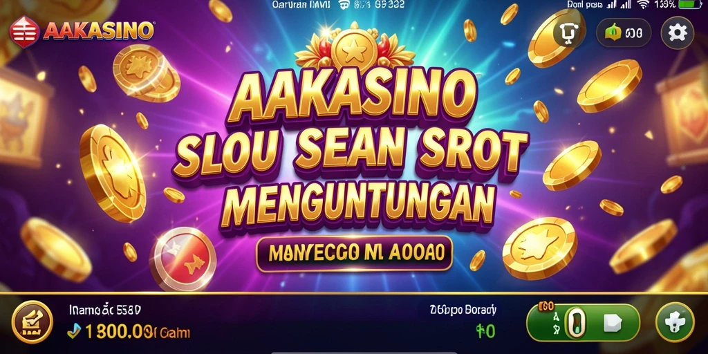 Tangkapan layar utama AAKASINO menampilkan gameplay slot yang menegangkan.