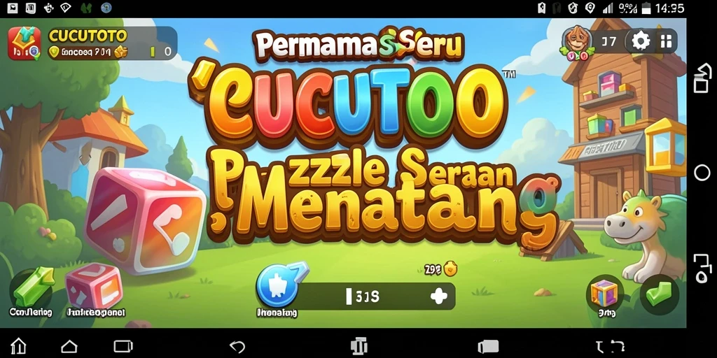 Screenshot CUCUTOTO menampilkan gameplay Puzzle yang menantang.