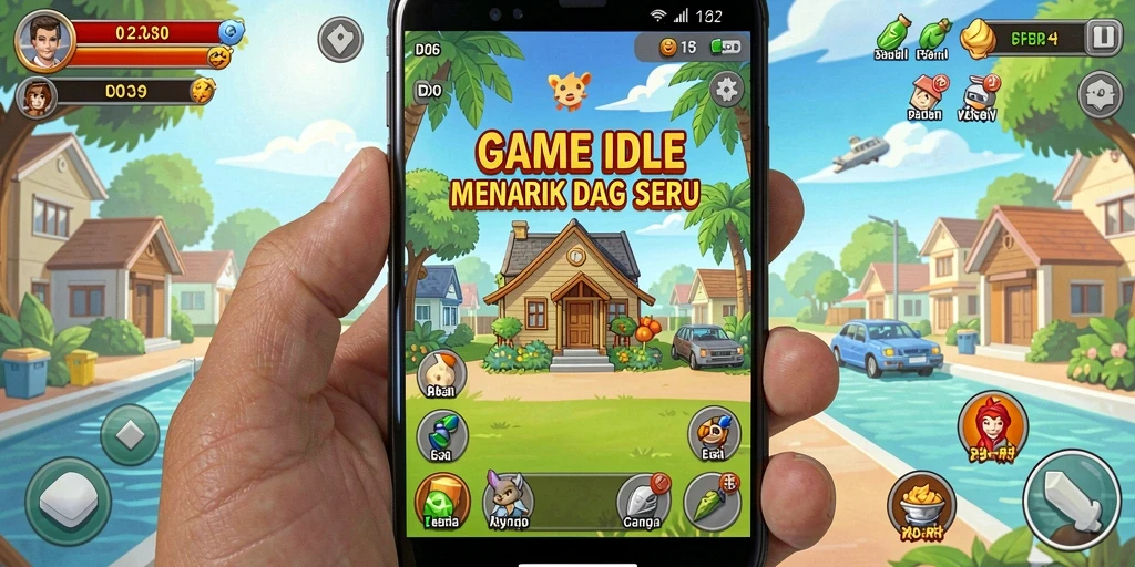 Menampilkan gameplay menarik dan santai dari D06 dalam mode Idle.