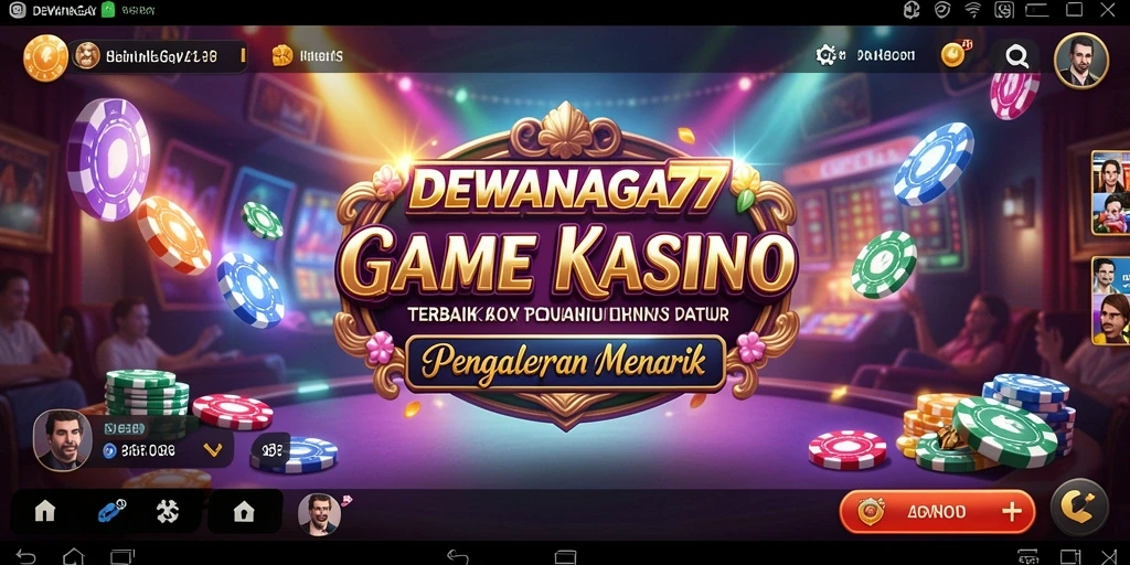 Tampilan gameplay menegangkan di DEWANAGA77, nikmati permainan kasino.