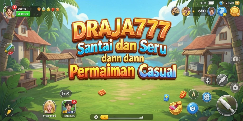 Screenshot gameplay DRAJA777 dengan tampilan yang ceria dan menarik.