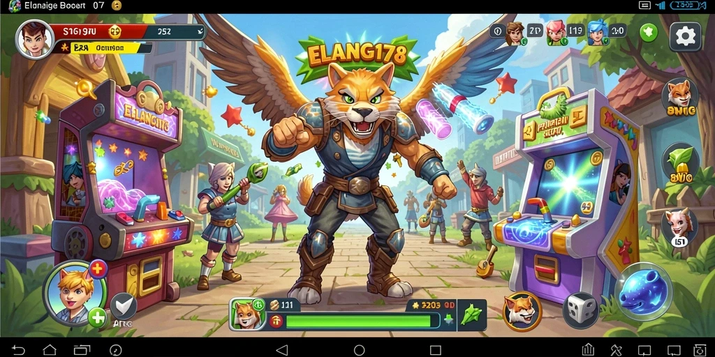 Tampilan seru gameplay ELANG178 dalam aksi arcade.