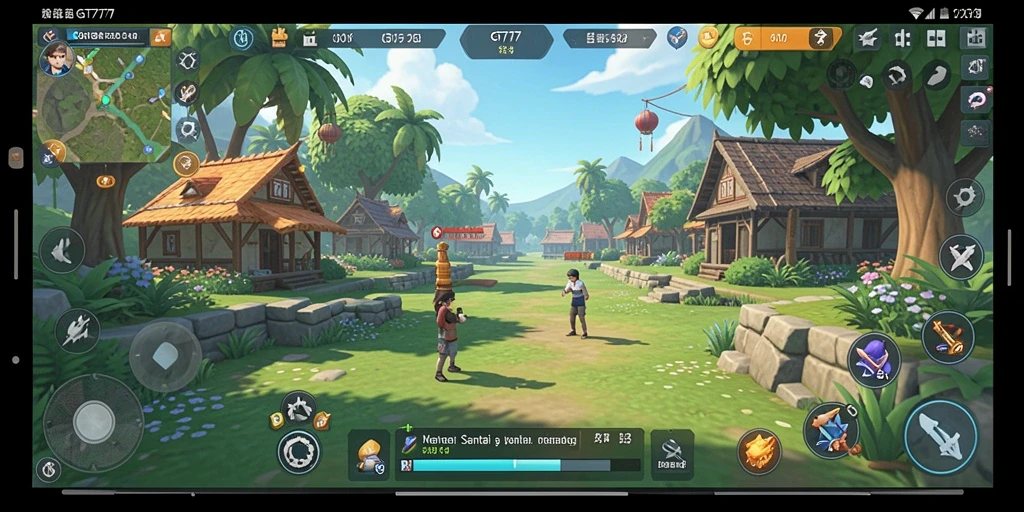 Tangkapan layar dari gameplay GT777 yang mengasyikkan dan penuh warna.