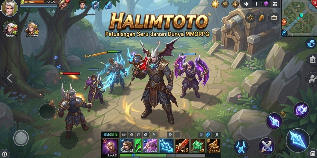 Tampilan aksi seru di HALIMTOTO dengan gameplay yang mendebarkan.