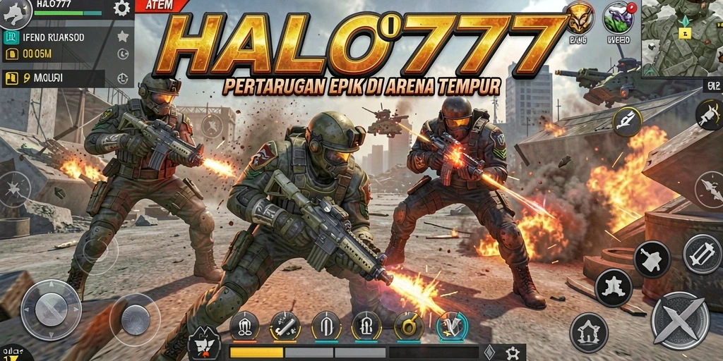 Tangkapan layar HALO777 menunjukkan aksi pertarungan yang intens dan mendebarkan.