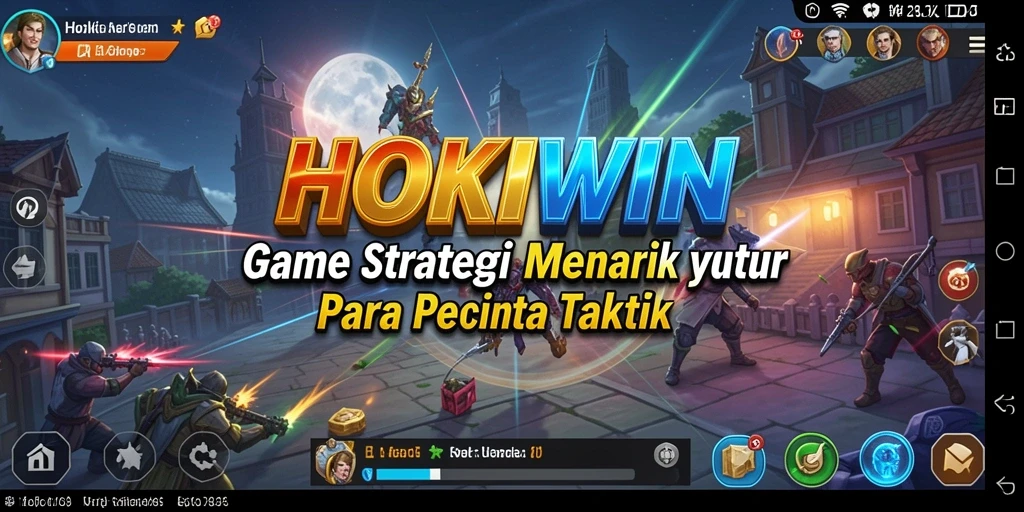 Tampilan gameplay menantang dan strategi di HOKIWIN.