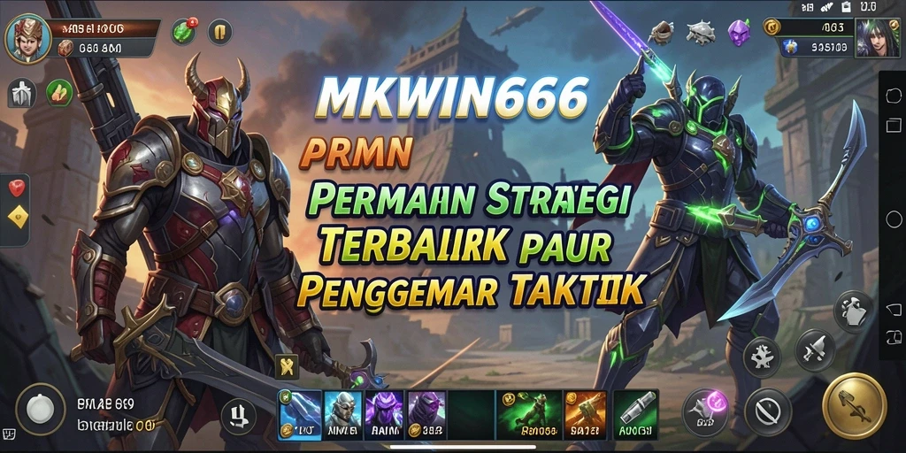 Screenshot gameplay MKWIN666 menampilkan aksi strategi yang menegangkan.