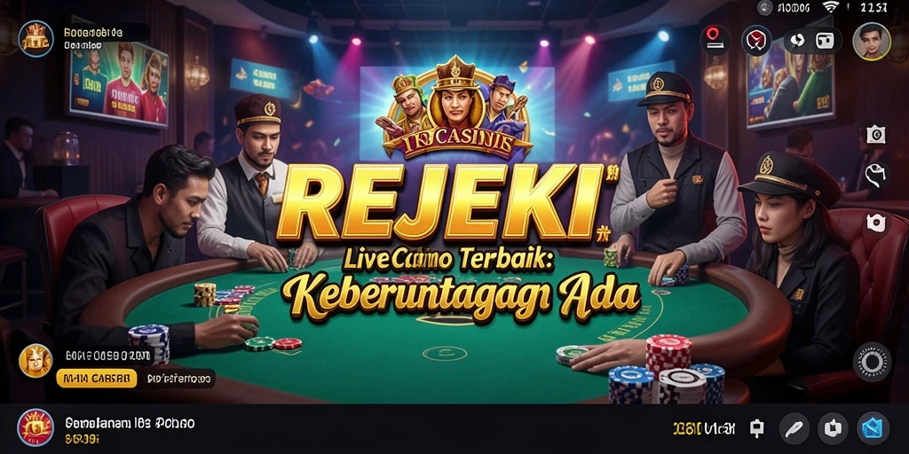 Tampilan gameplay Live Casino yang menegangkan dan interaktif.