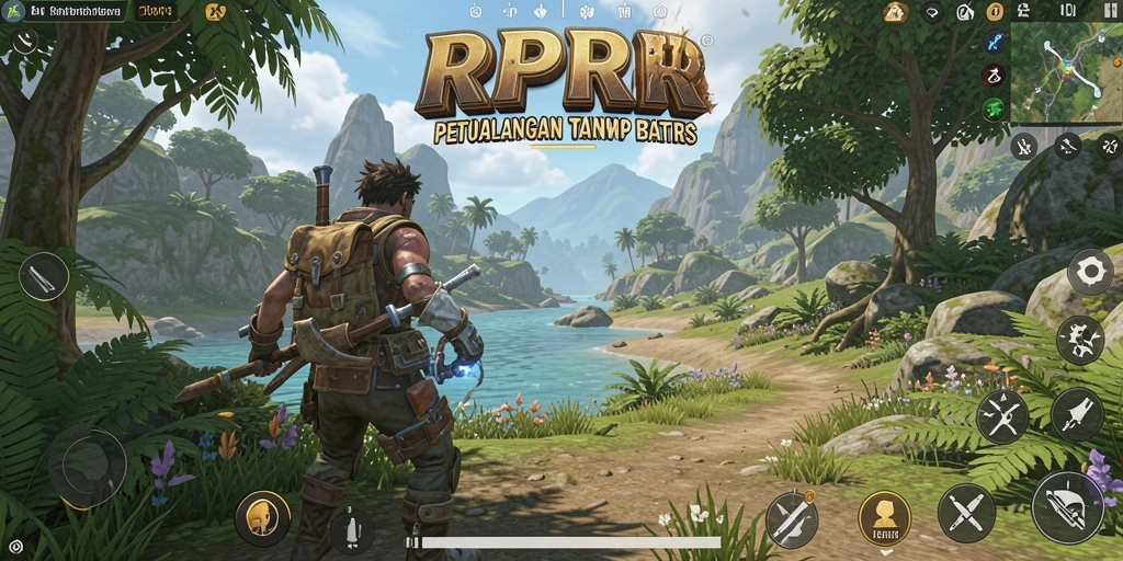 Tampilan menakjubkan dari gameplay RPRR di dunia terbuka.