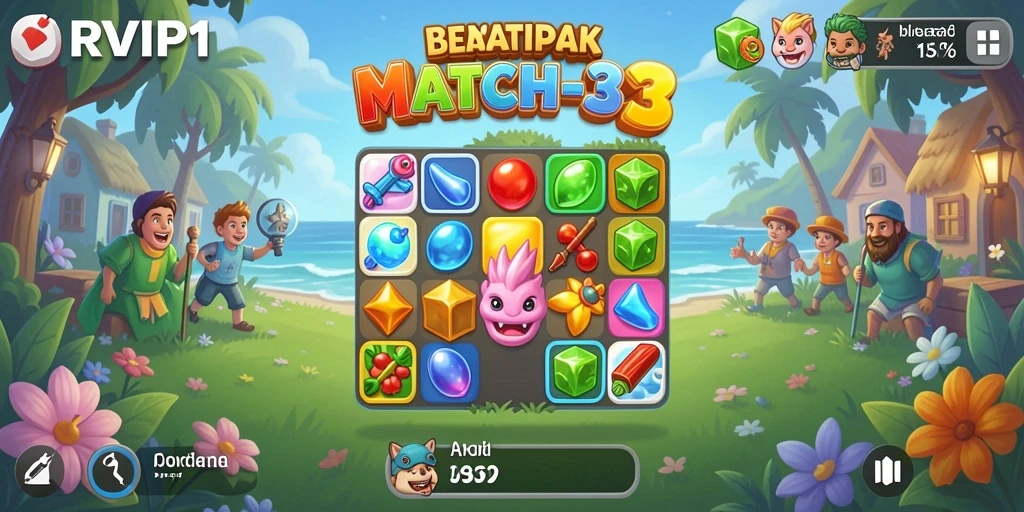 Gameplay seru RVIP1 dengan grafis menawan dan tantangan menarik.