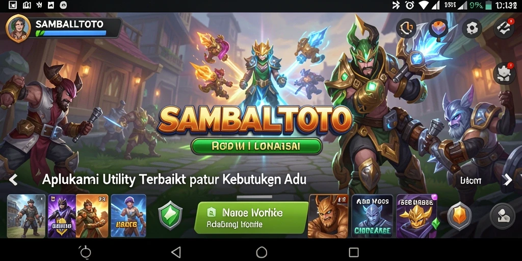 Tampilan utama SAMBALTOTO dengan antarmuka yang intuitif dan mudah digunakan.