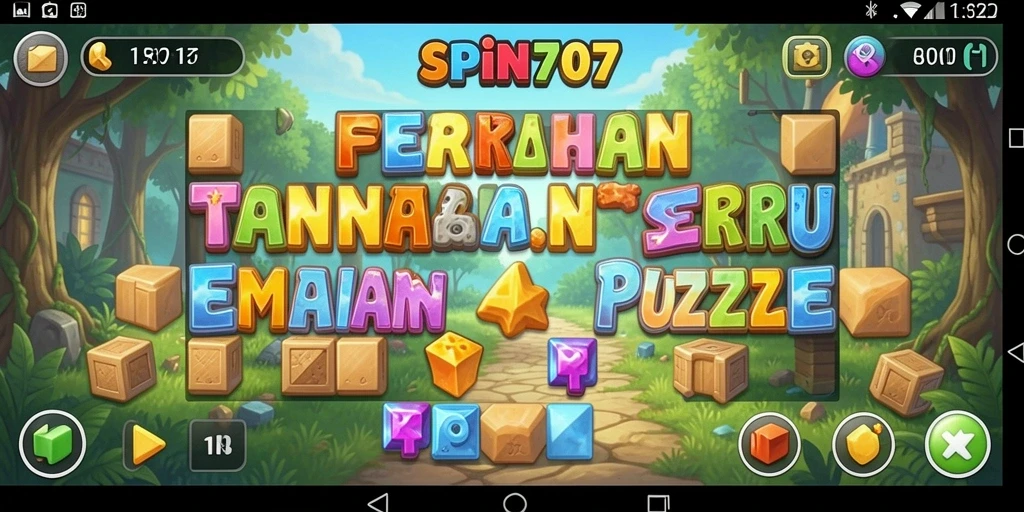 Tampilan gameplay SPIN707 yang menantang dan seru dalam genre puzzle.