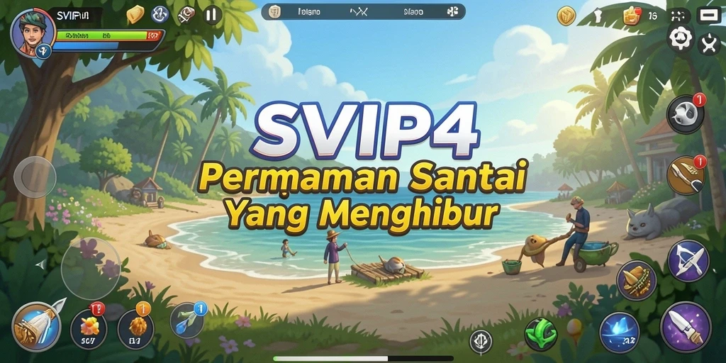 Tampilan gameplay menarik dan penuh warna dari SVIP4.