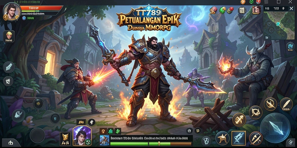 Tampilan gameplay menakjubkan dari TT789 dalam dunia MMORPG.