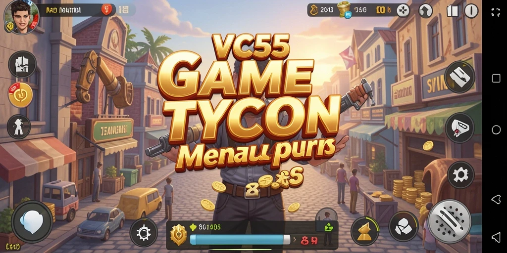 Tampilan gameplay VC55 yang menarik dan penuh strategi Tycoon.